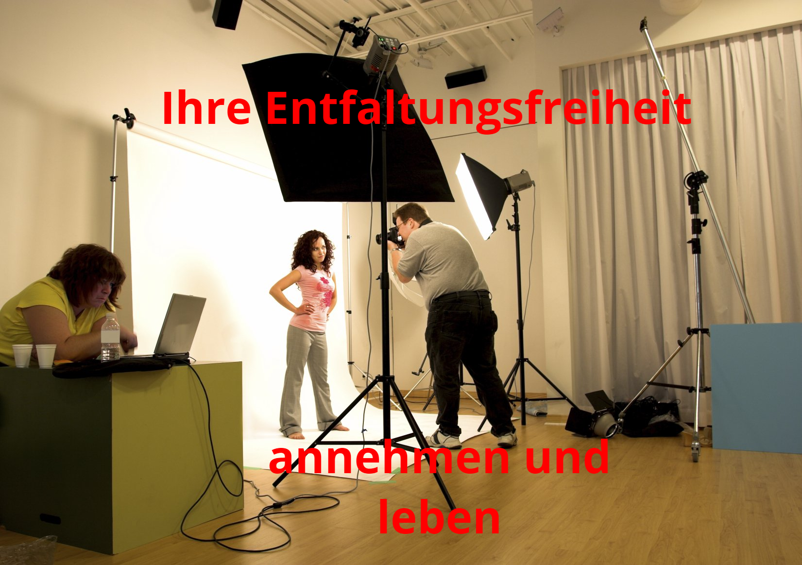 Stellen Sie sich ins Licht, Sie sind es sich wert