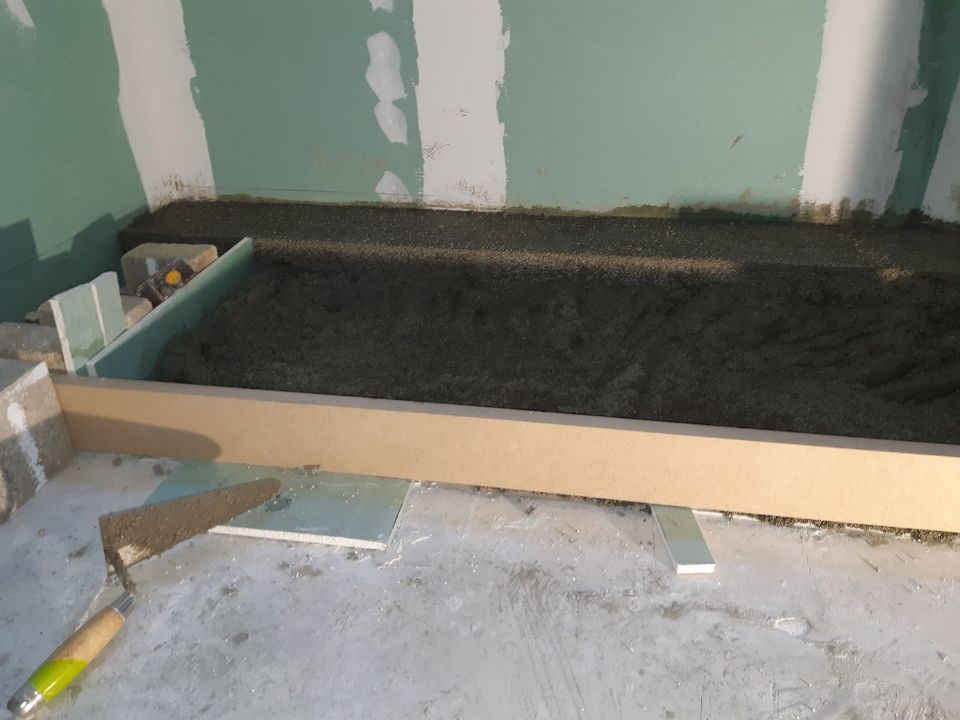 création d'un receveur à poser