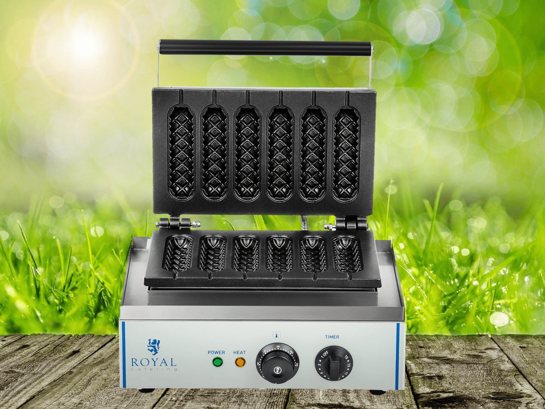 Waffeleisen Waffel am Stiel mieten Fun Food Verleih Waffel am Stiel Waffeleisen Funfood Kinderanimation Weihnachtsfeier Spiele Ideen Weihnachten Offenbach Friedberg Bad Nauheim Wetzlar