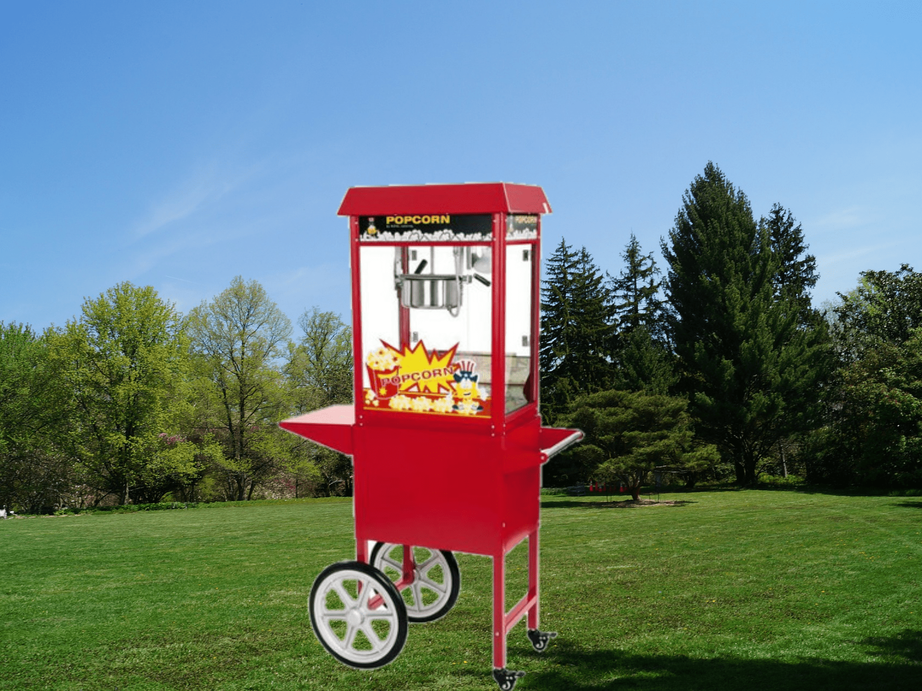 Popcorn mit Wagen mieten Popcorn mit Wagen mieten Popcornmaschine Unterwagen Fun Food Catering Spassfabrik Weihnachtsfeier Spiele Ideen Weihnachten Langenselbold Aschaffenburg Wetterau Bad Homburg Vilbel