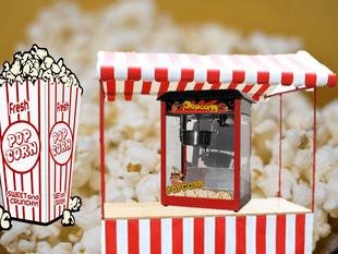 Popcornmaschine mieten Popcornmaschine mieten Bad Nauheim Friedberg Wetzlar Giessen Marburg Verleih Eventmodulermietung Marktstand Stand Eventverleih Spassfabrik Echzell