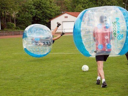Bubble Soccer mieten Bubble Soccer Fussball Football Ball mieten Frankfurt Rhein Main Hessen Verleih