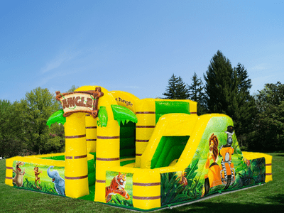 Hüpfburg Jungle Park Hüpfburg Verleih ausleihen Vermietung mieten Hanau Gelnhausen Main Kinzig Maintal