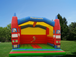 Hüpfburg Feuerwehr günstig mieten Grosse Huepfburg Feuerwehr Feuerwehrfest mieten im Verleih Huepfburgenverleih Vermietung Frankfurt Echzell