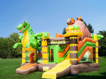 Hüpfburg Dino mit Rutsche günstig mieten Dinosaurier Verleih Huepfburg Dino mit Rutsche mieten im Verleih Huepfburgenverleih Vermietung Dinosaurier Wiesbaden