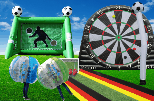 Fussballmodule Fußball Torwand Menschenkicker Tischkicker mieten in Hessen