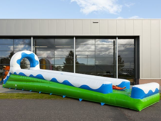 Rollenbahn mieten im Hüpfburgen Verleih Aufblasbare Rollenbahn mieten Eventverleih Eventmodule Spassfabrik Echzell