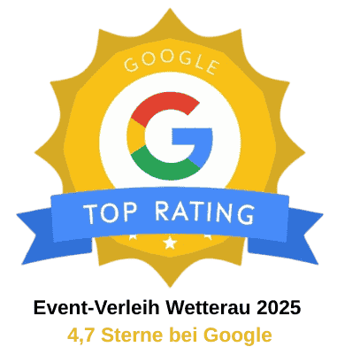 Top Bewertungen Top Event und Huepfburgen Verleih Wetterau 2025 Auszeichnung Sterne