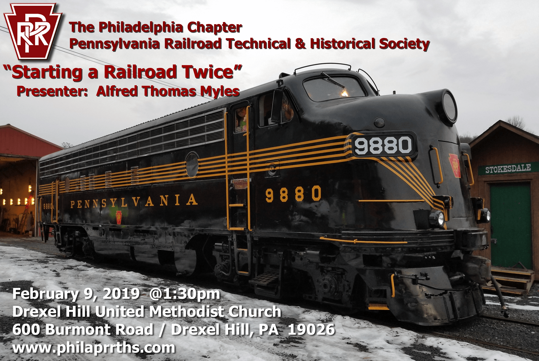 Philadelphia Chapter PRRT&HS February 2019 Meeting