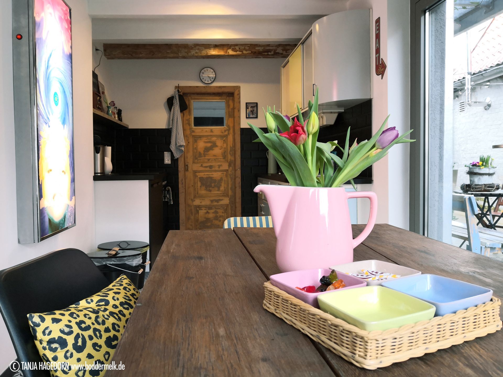 Küche, Esszimmer, Milchladen, Boddermelk, Oberndorf/Oste, Ferienhaus, Fewo