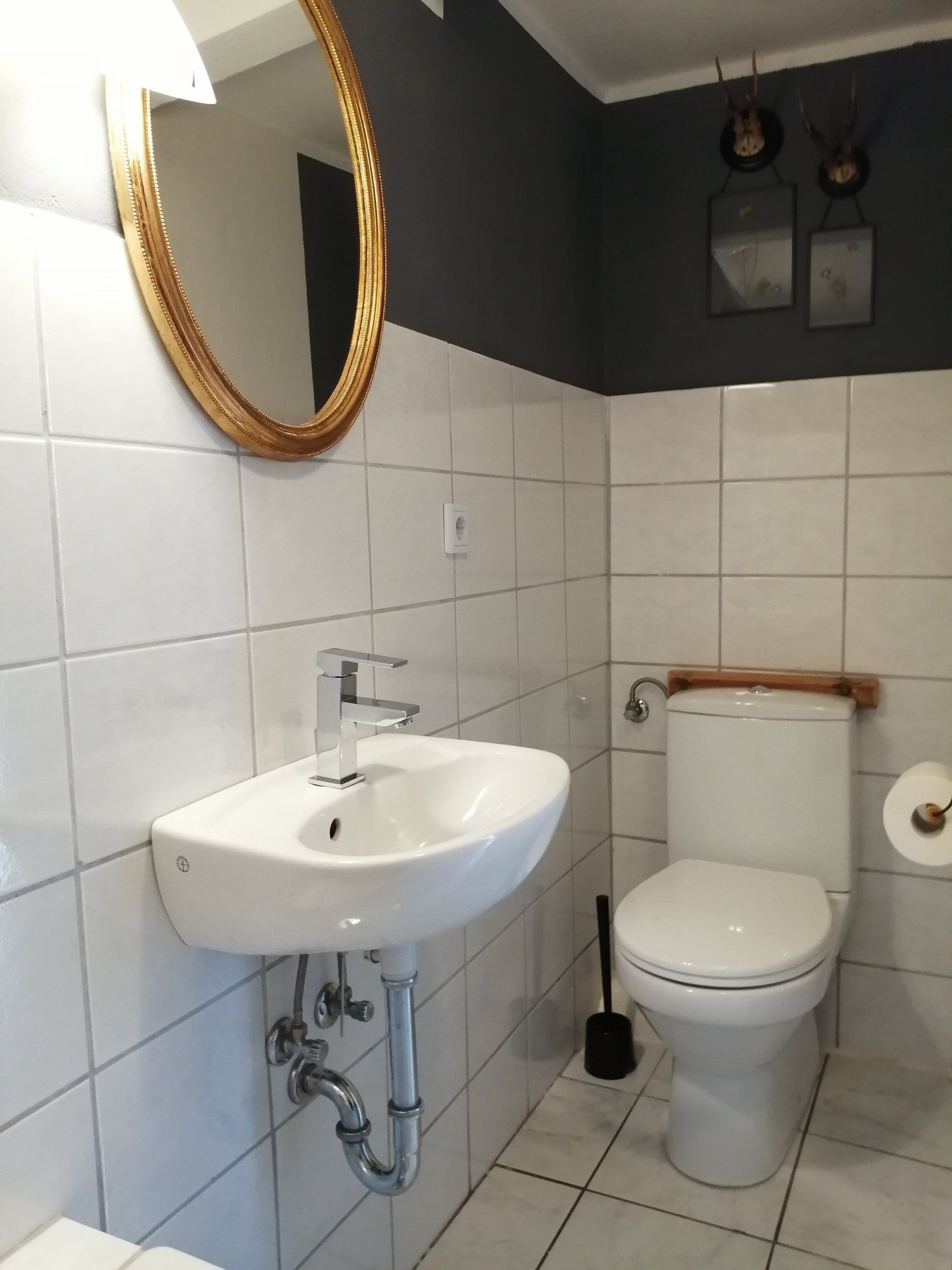 Wannenbad, Schusterei, Boddermelk, Oberndorf/Oste, Ferienhaus, Fewo