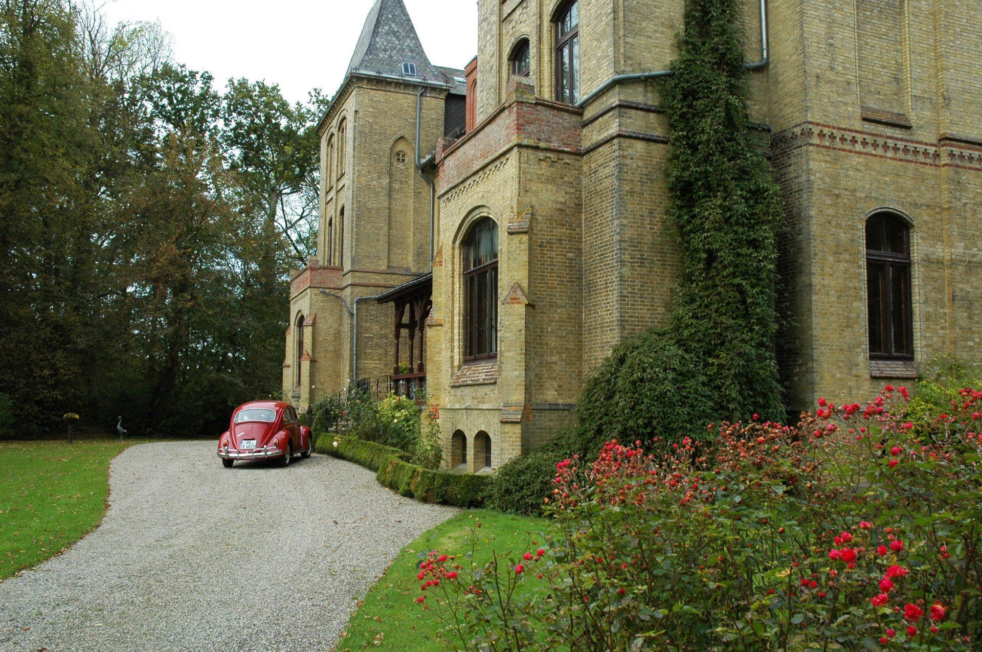 Elbe, Niederelbe, Unterelbe, Mittelalter, Neugotik, VW Käfer, beetle