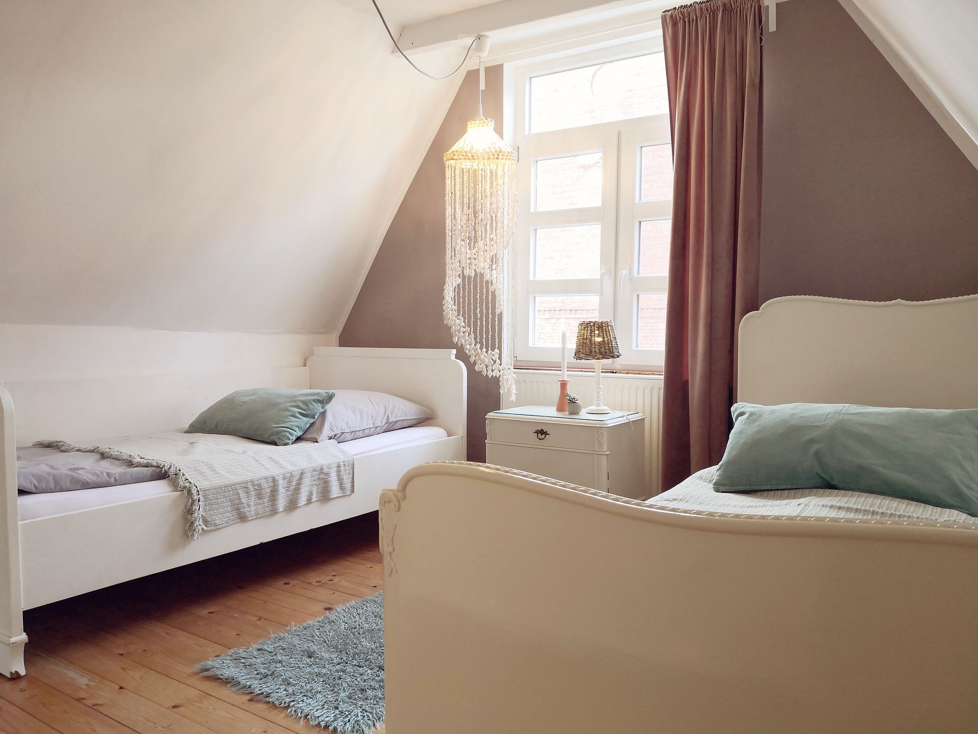 Schlafzimmer, Schusterei, Boddermelk, Oberndorf/Oste, Ferienhaus, Fewo