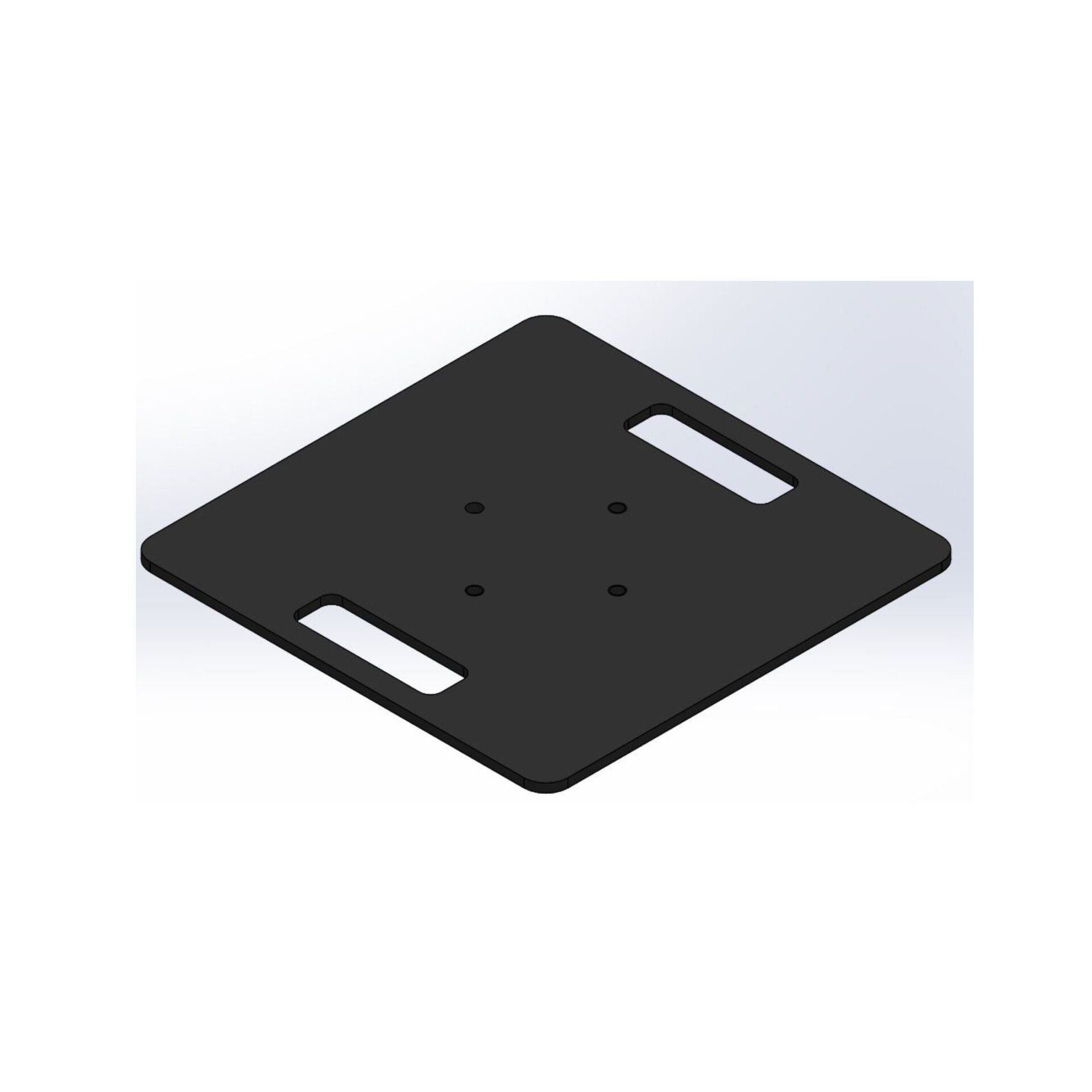 OPTELE-1000503 OptiFit Outdoor Element Leg Floor Plate 400mm x 400mm