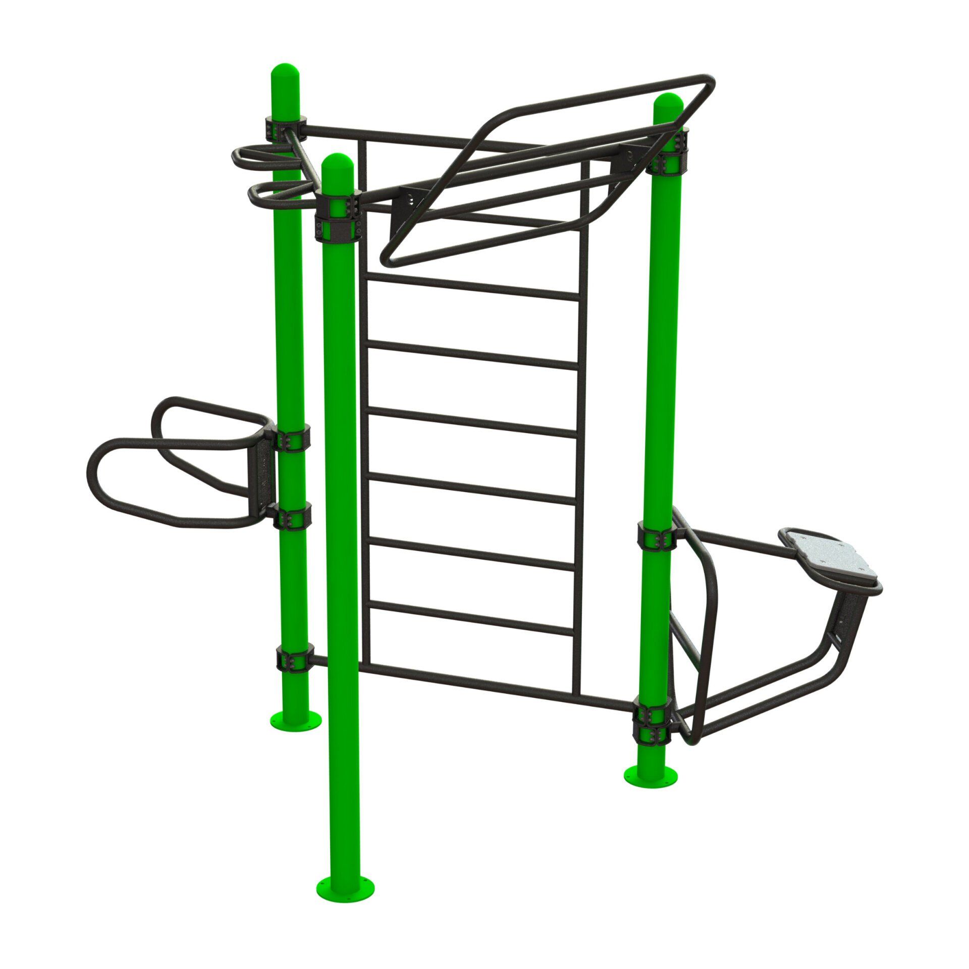 OPTELE-3003840 OptiFit Element Outdoor Fitness Station 6 OPTELE-3003840 OptiFit Element Outdoor Fitness Station 6