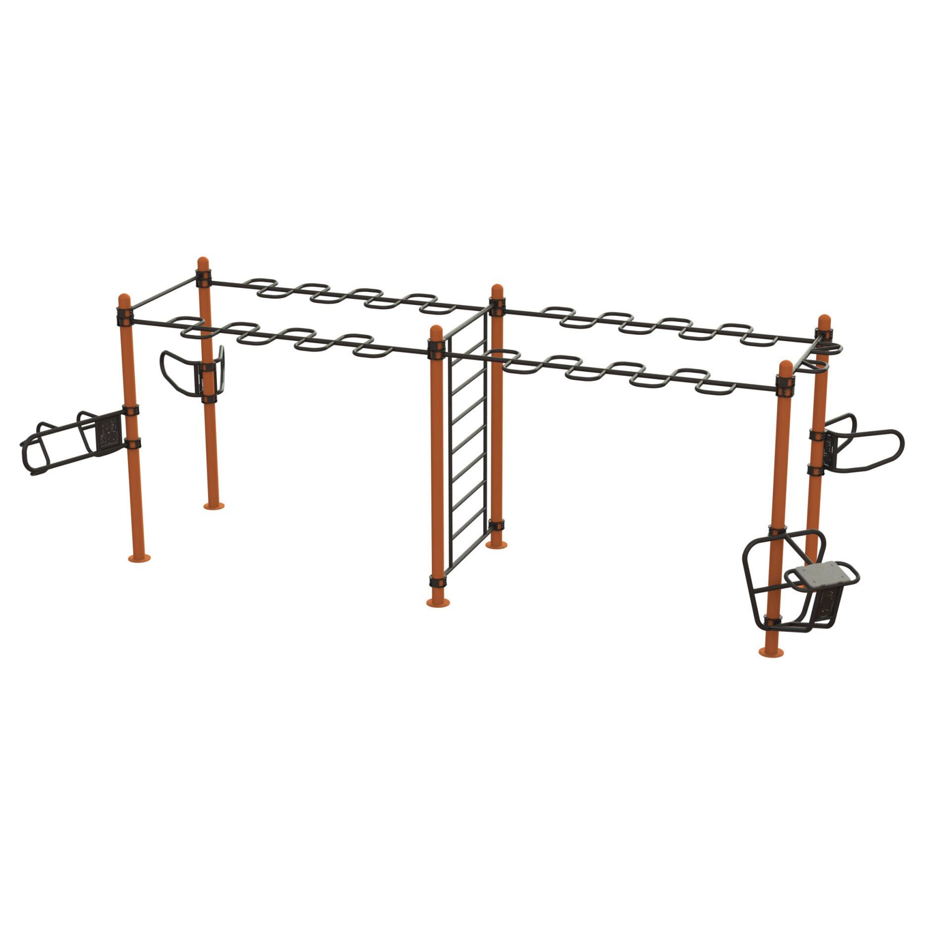 OPTELE-3003850 OptiFit Element Outdoor Fitness Station 3 OPTELE-3003850 OptiFit Element Outdoor Fitness Station 3