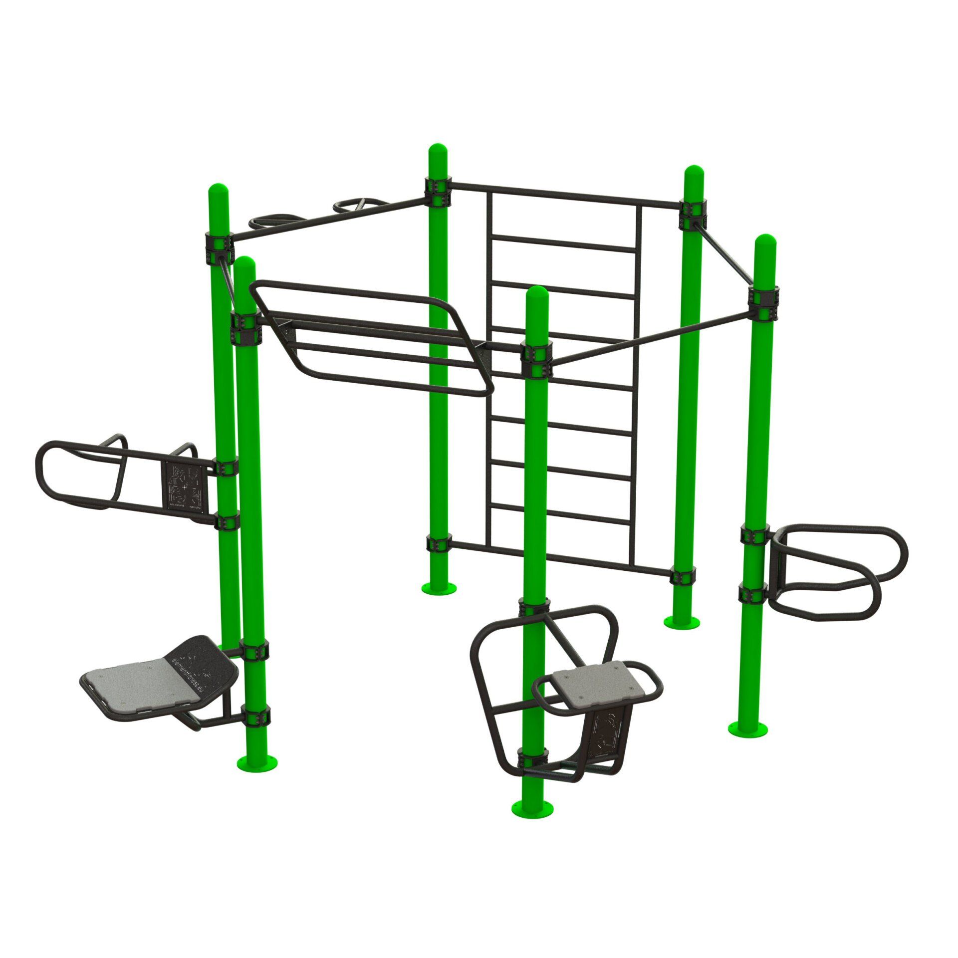OPTELE-3003870D1 OptiFit Element Outdoor Fitness Station 4 OPTELE-3003870D1 OptiFit Element Outdoor Fitness Station 4