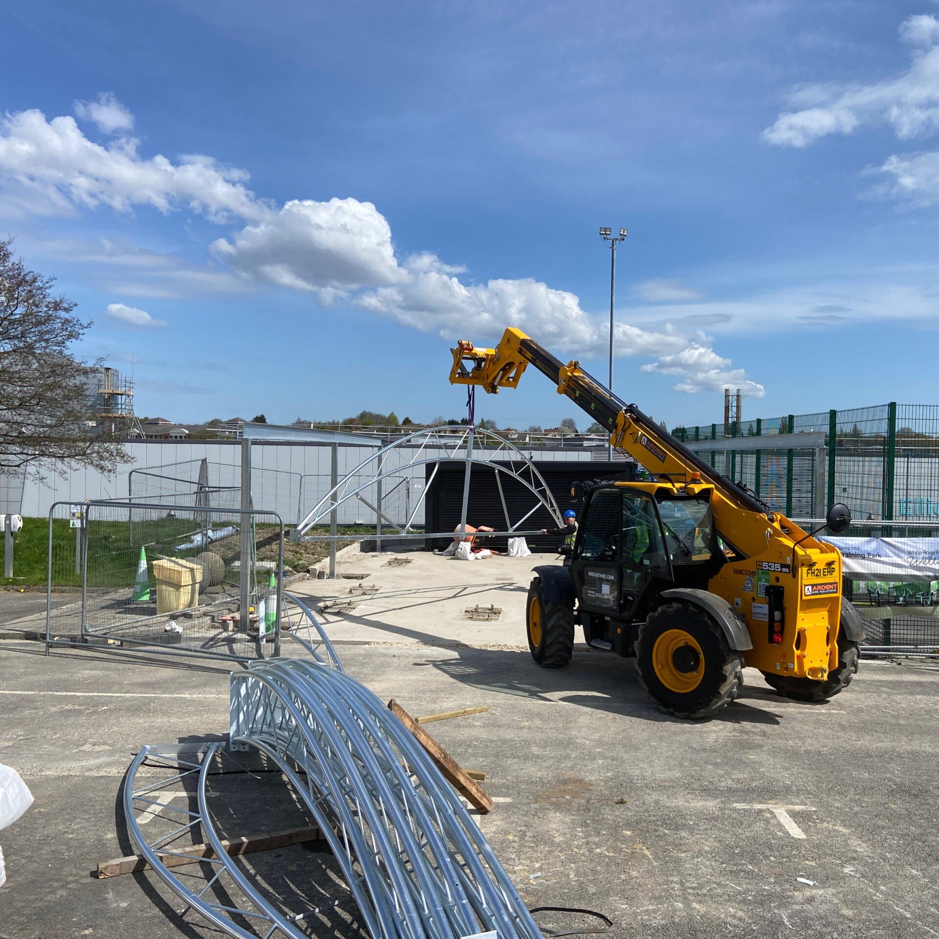The Canopy Install - White Rose Training Park