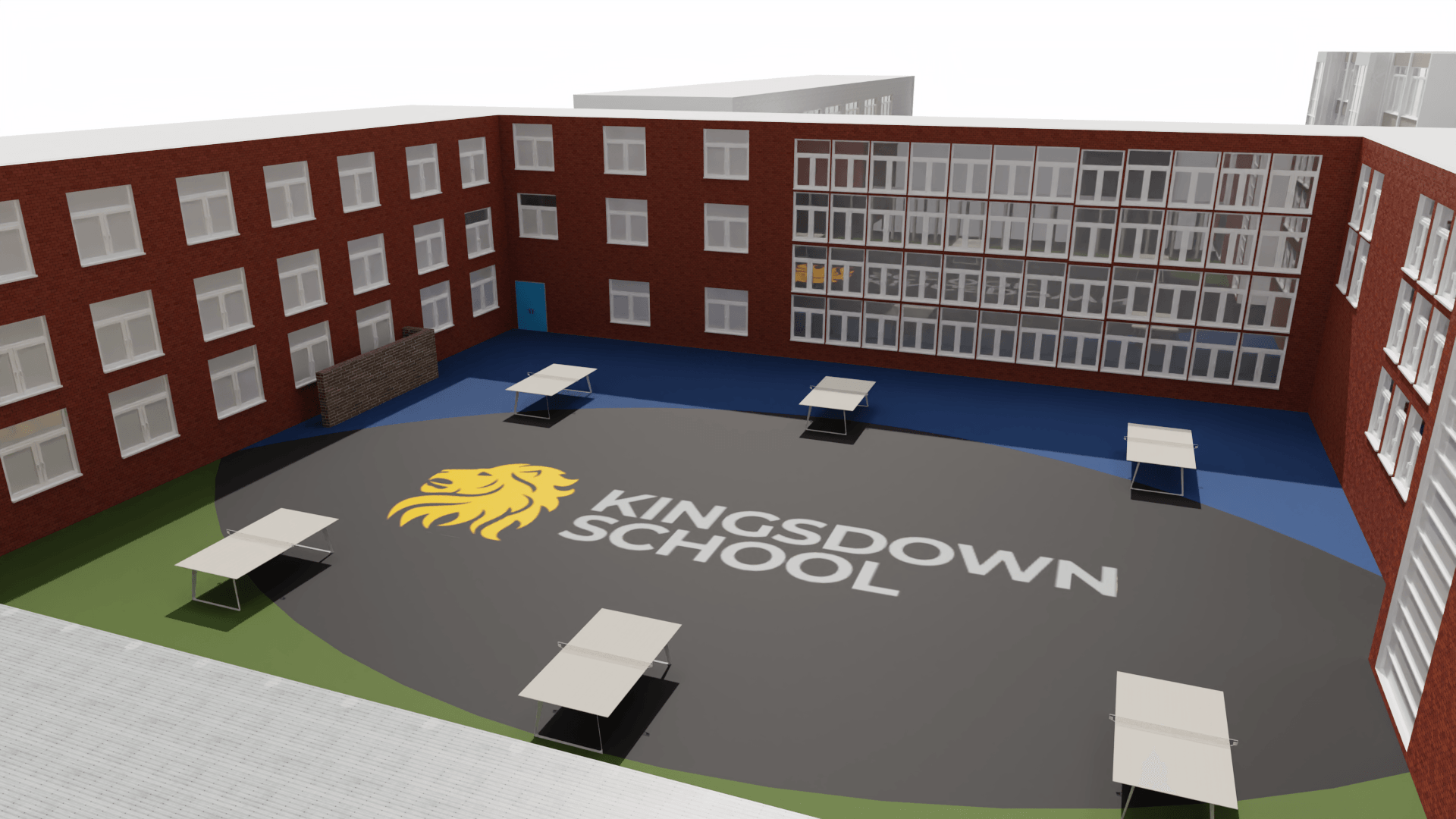 Kingsdown School Courtyard G Vision