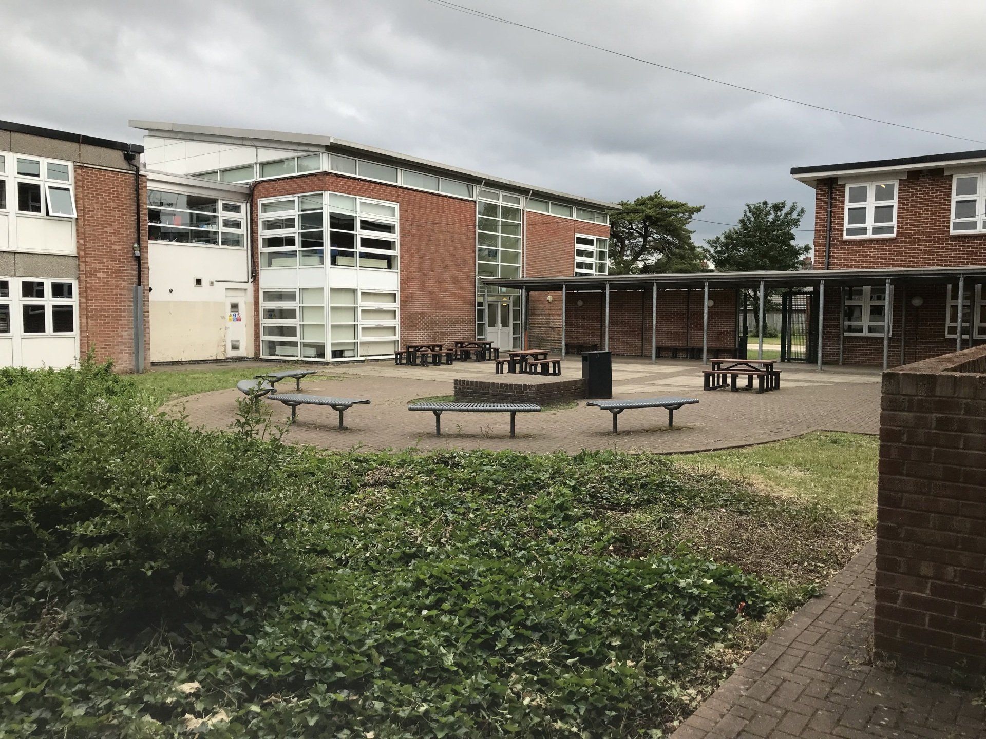 Before the start of the transformation the space had parking for 5 cars