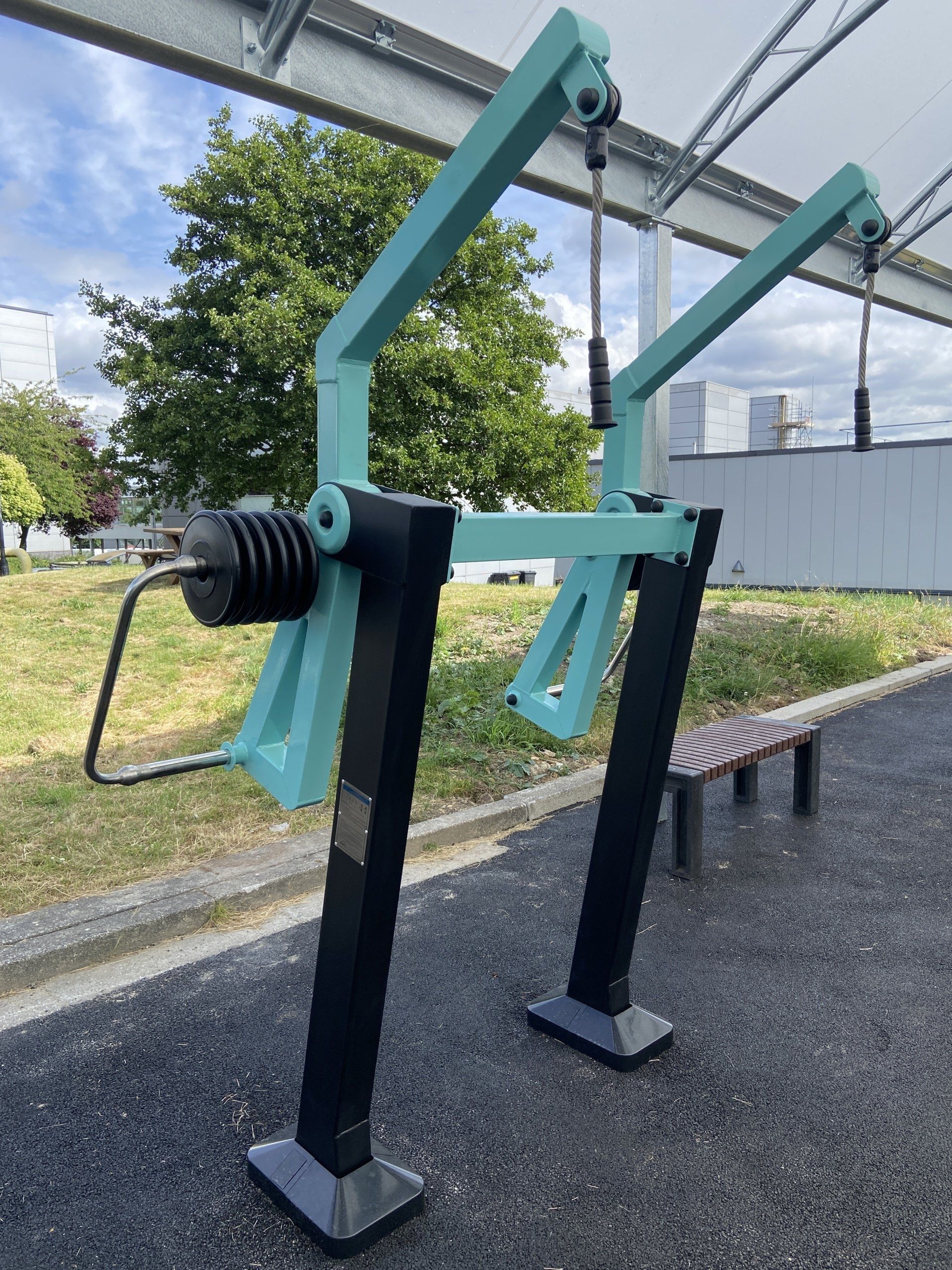 OptiFit Strive Outdoor Variable Load Pull Down - White Rose Training Park