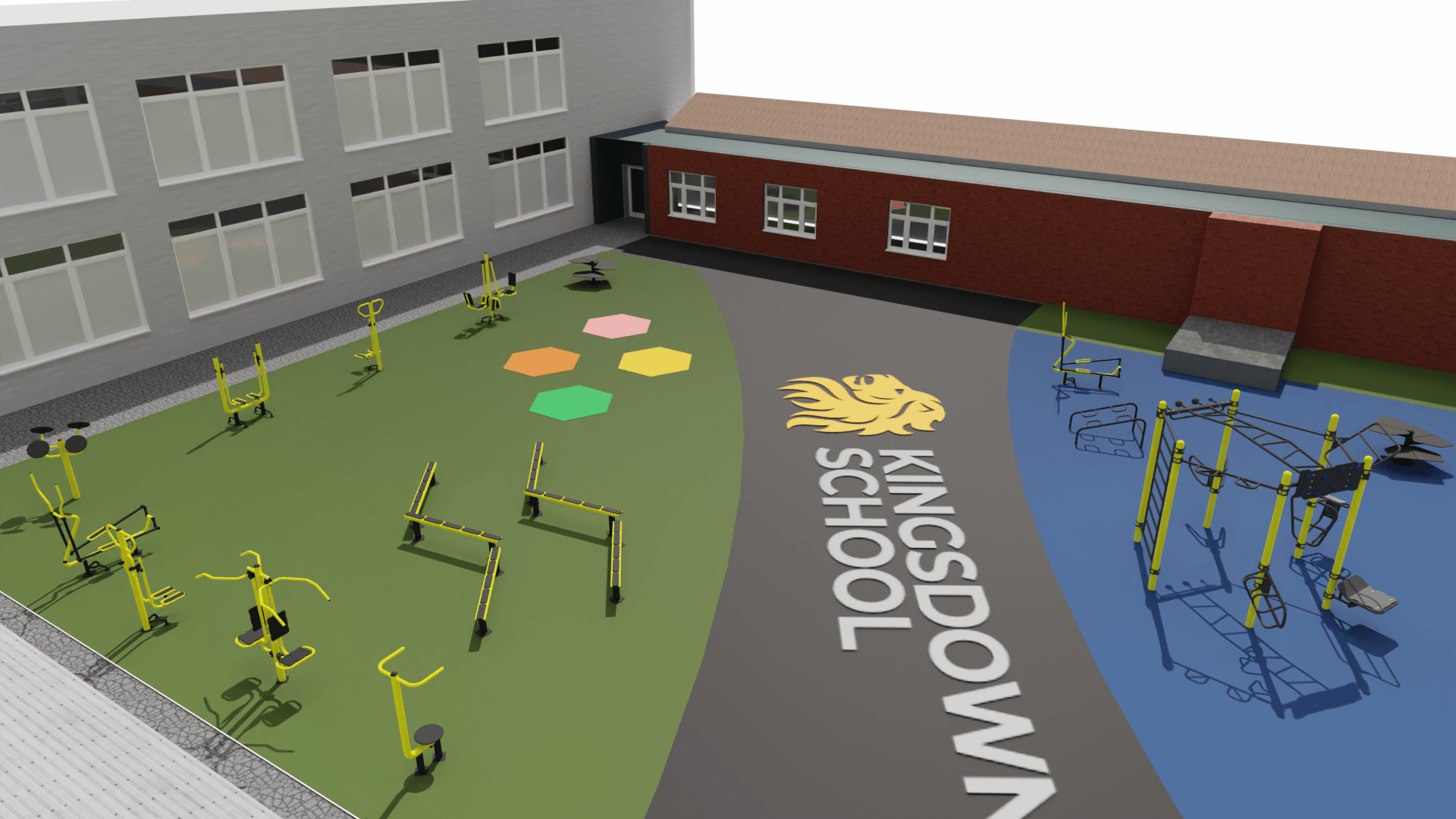 Kingsdown School Outdoor Gym - The Vision