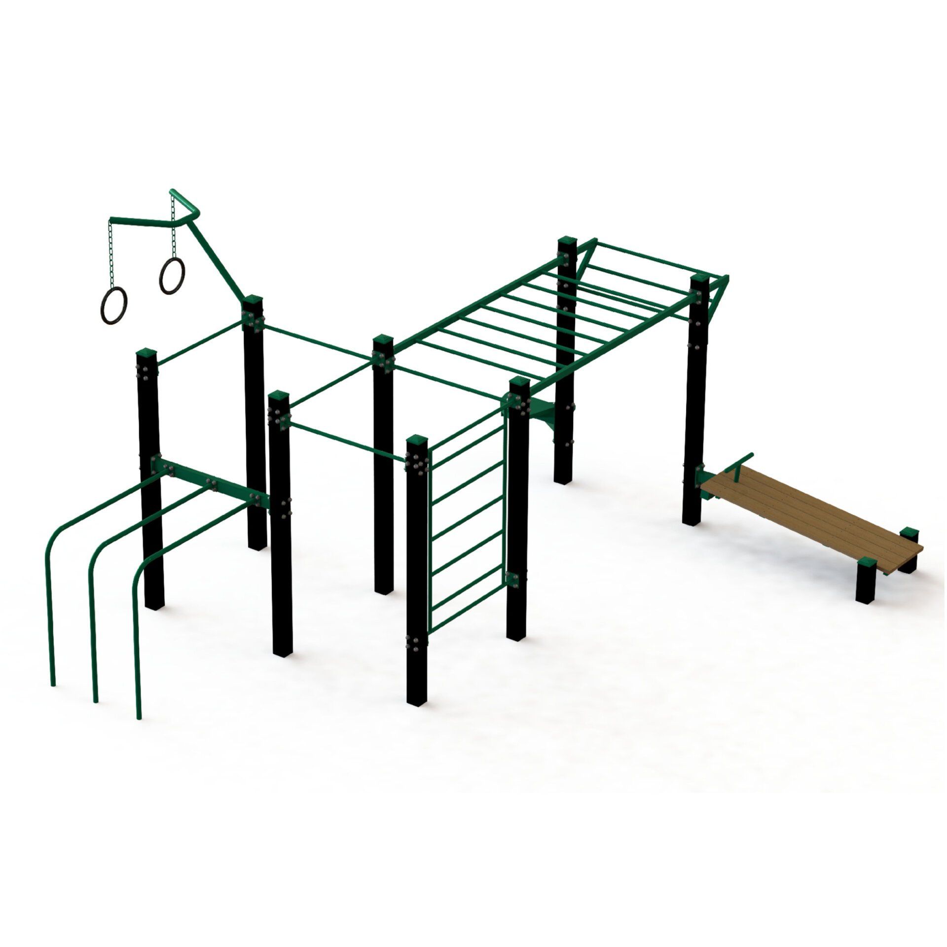 OPTAGI-004 OptiFit Agile Outdoor Jungle-Quad Station OPTAGI-004 OptiFit Agile Outdoor Jungle-Quad Station