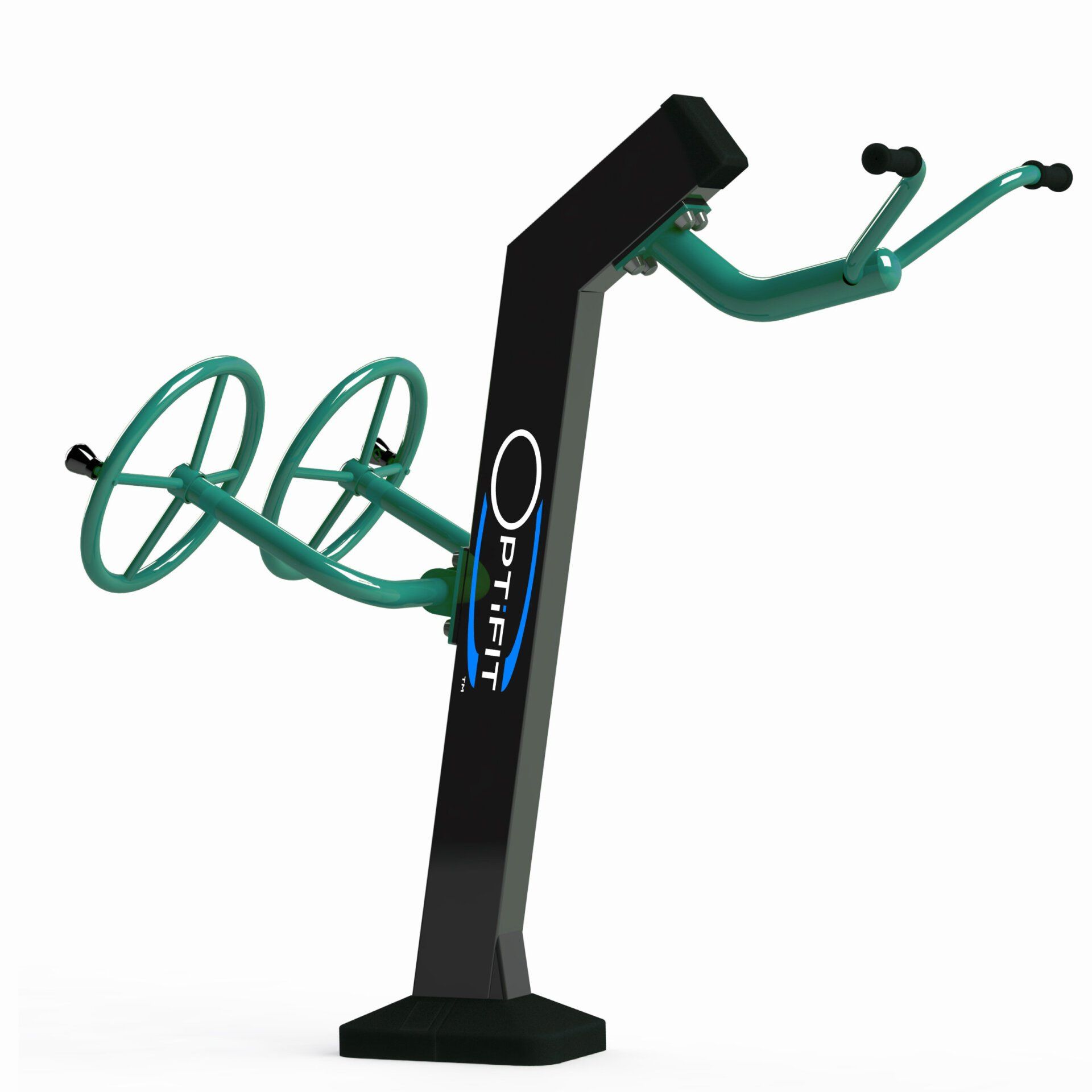 OPTMOT-002 OptiFit Motion Outdoor Dual Pull Up and Arm Wheel Wheelchair Station OPTMOT-002 OptiFit Motion Outdoor Dual Pull Up and Arm Wheel Wheelchair Station