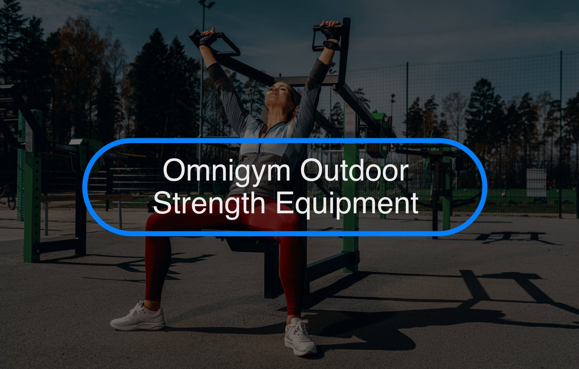 Outdoor power racks stands and outdoor benches