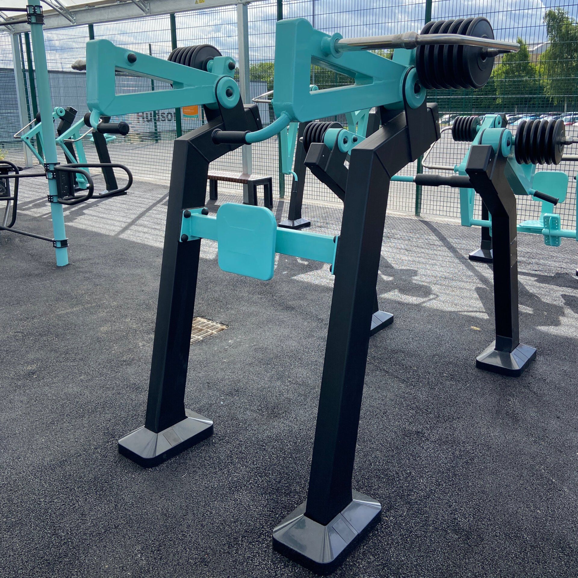 OptiFit Strive Outdoor Variable Load Shoulder Press - White Rose Training Park