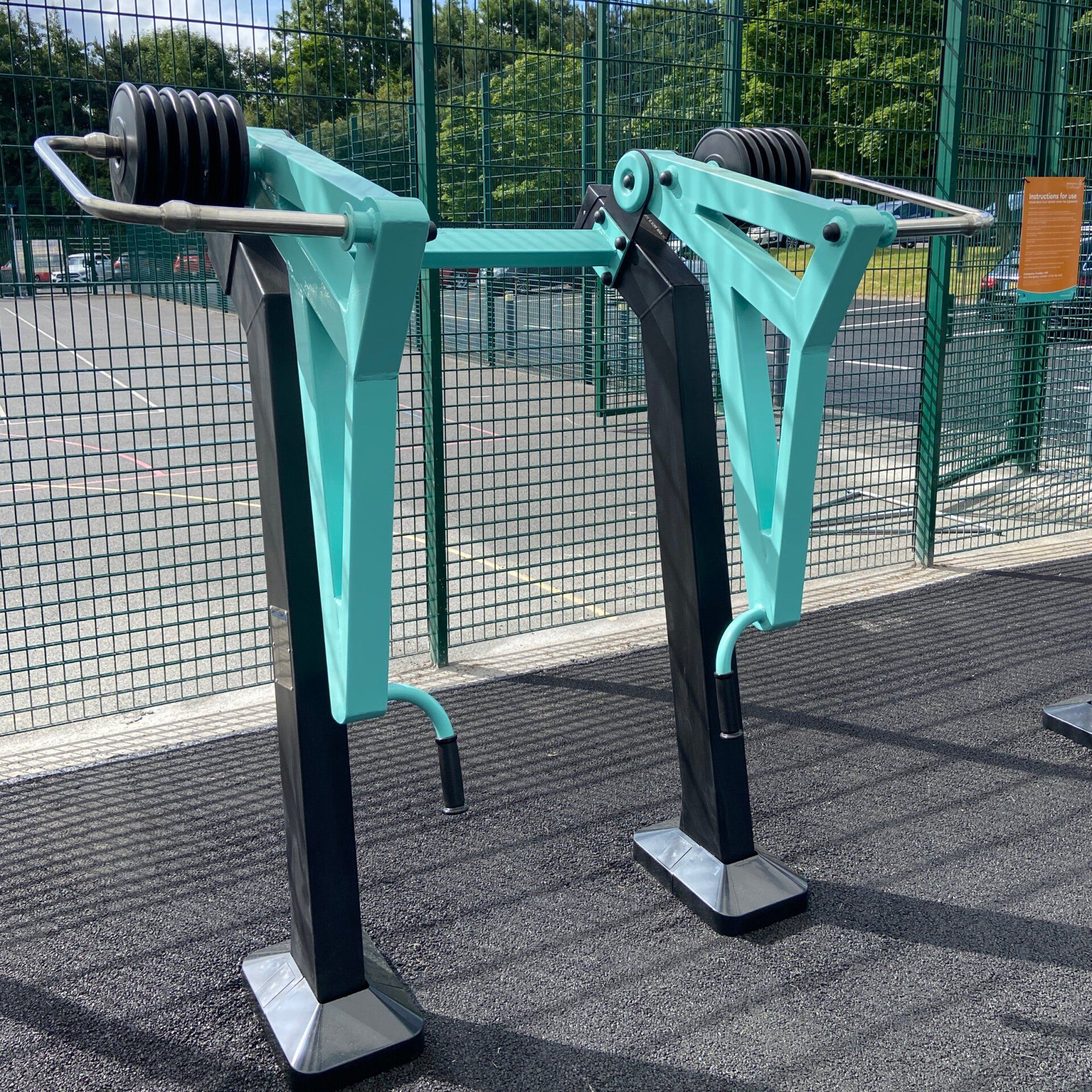 OptiFit Strive Outdoor Variable Load Standing Row - White Rose Training Park