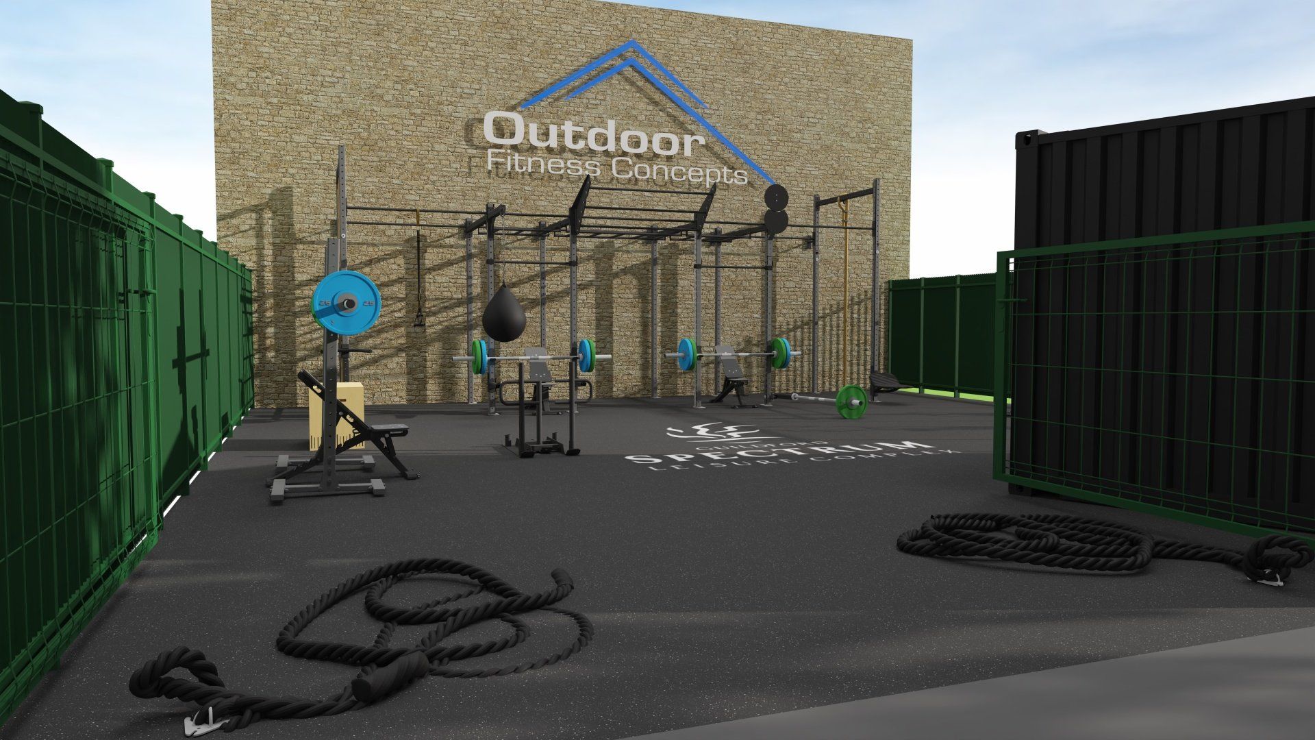 Guildford Spectrum Outdoor Fitness Area - The Vision