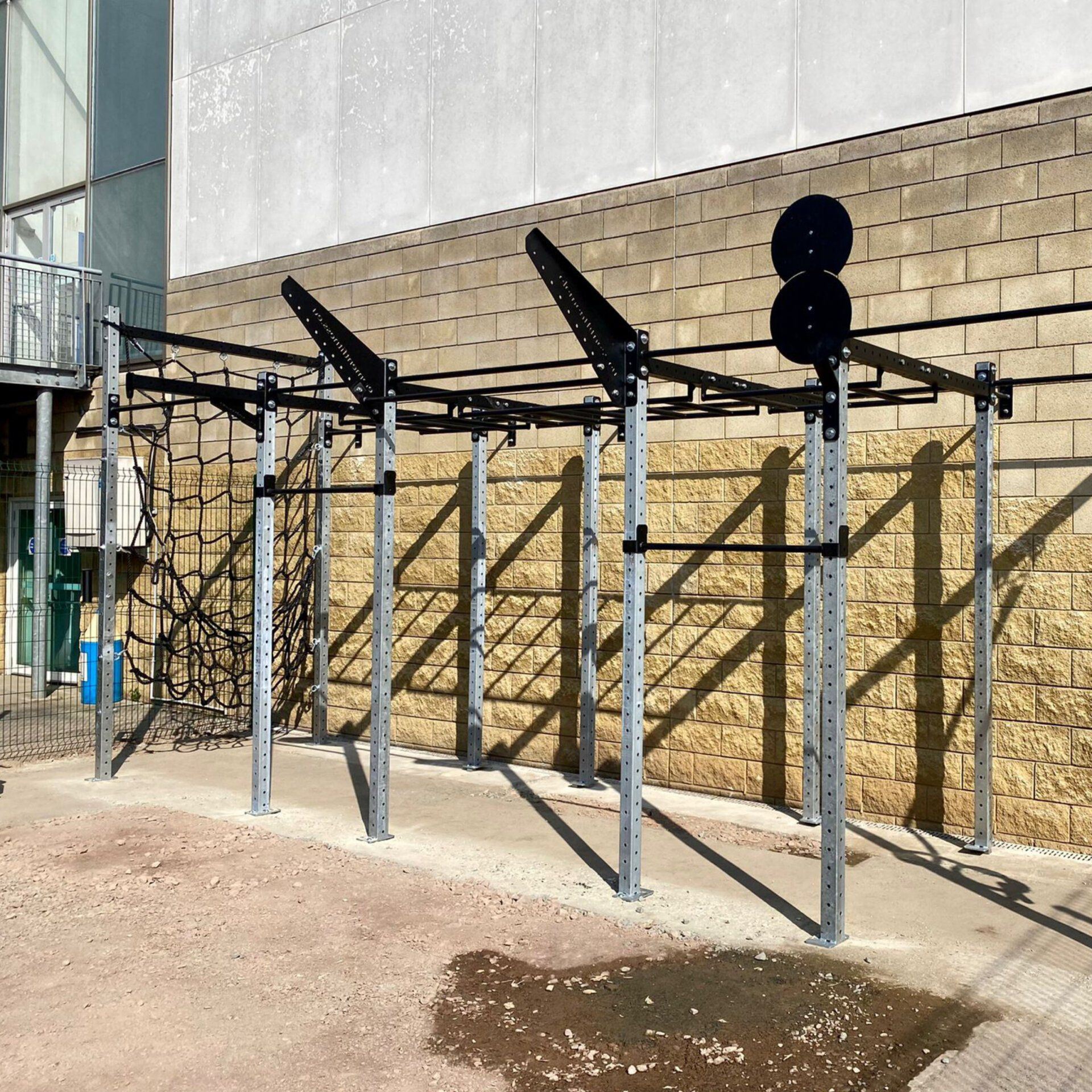 The new Optifit Element 8m Rig Wall and Floor Mounted - Guildford Spectrum Outdoor Fitness Area
