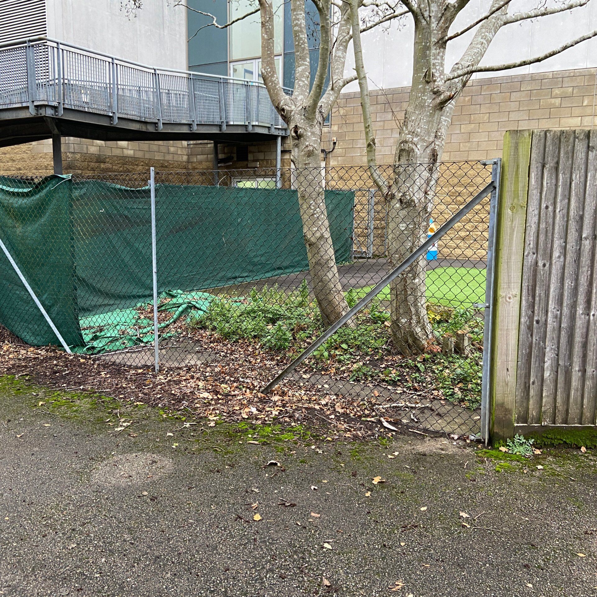Guildford Spectrum Outdoor Fitness Area - The Arae Before Renovation
