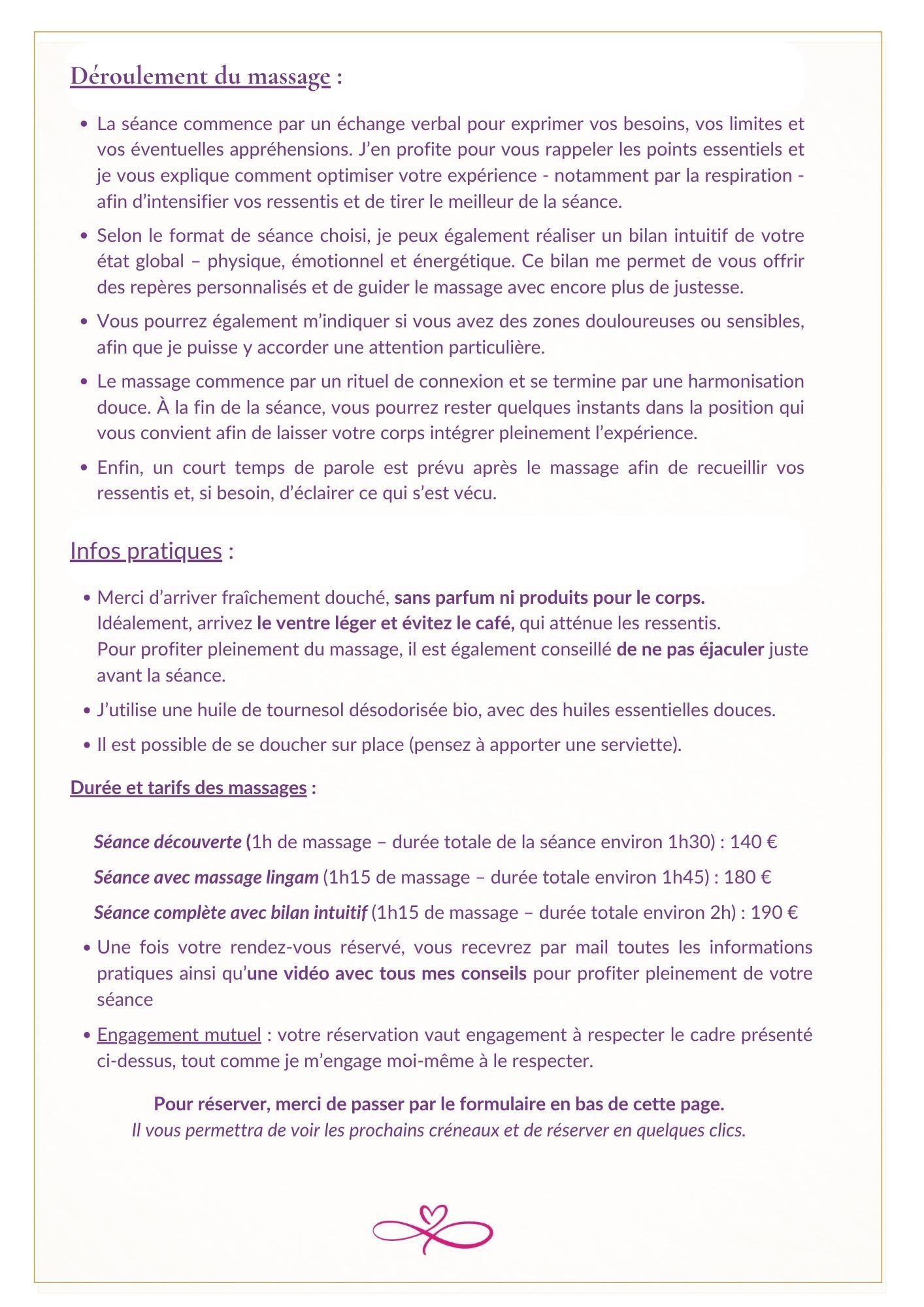 Déroulement du massage tantrique Déroulement du massage tantrique CœurAccords – approche consciente en Drôme près de Valence