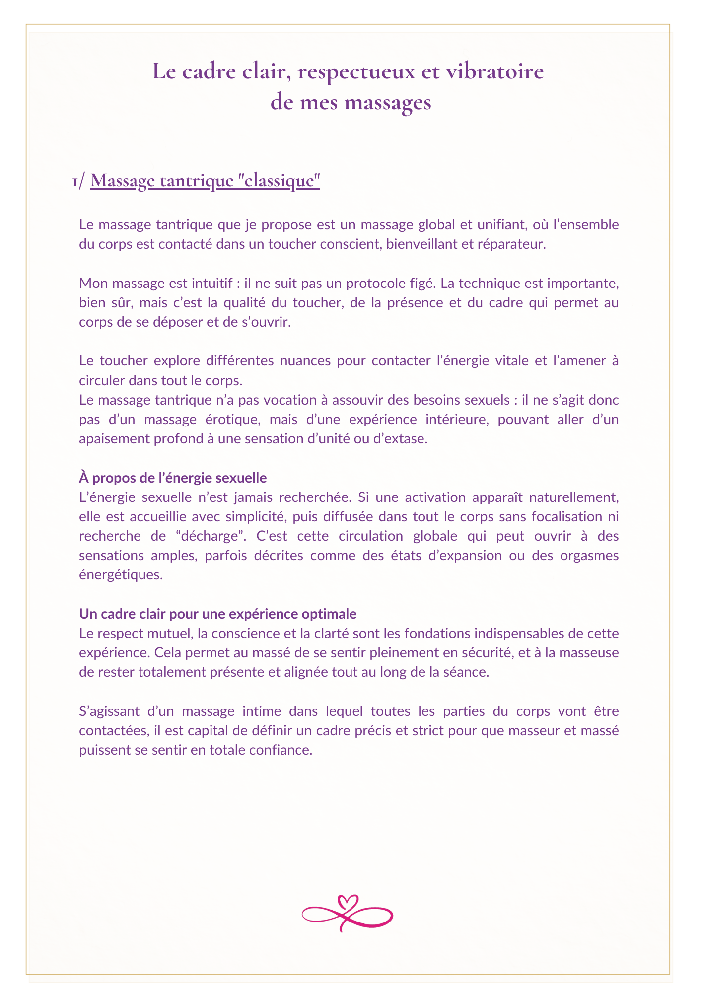 Massage tantrique CœurAccords – présentation Massage tantrique CœurAccords – approche consciente et cadre sécurisant en Drôme