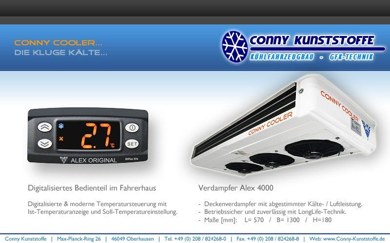 Kühltransporter-Verdamper ALEX 4000