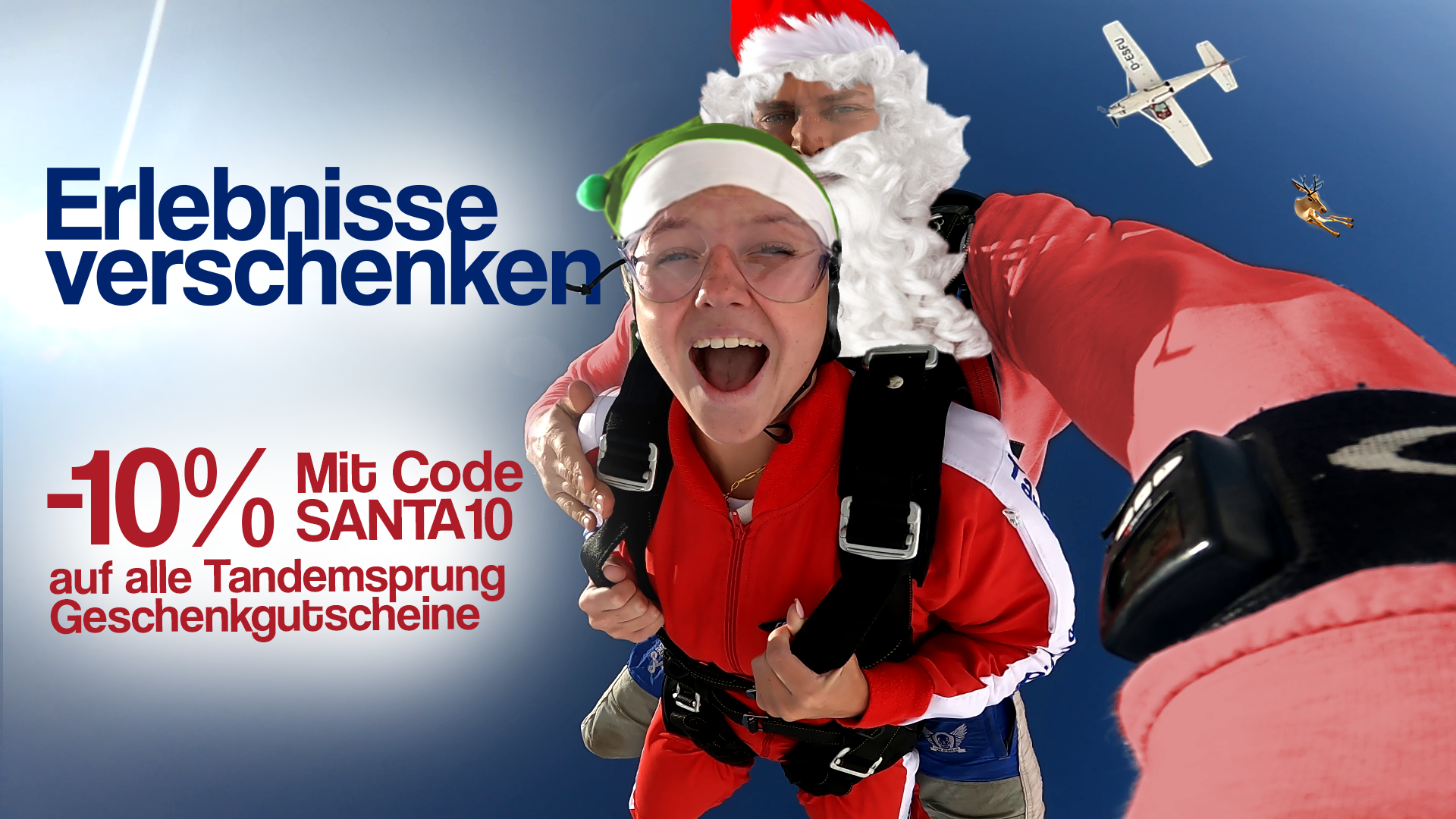 Gutschein Weihnachtsaktion Tandemsprung