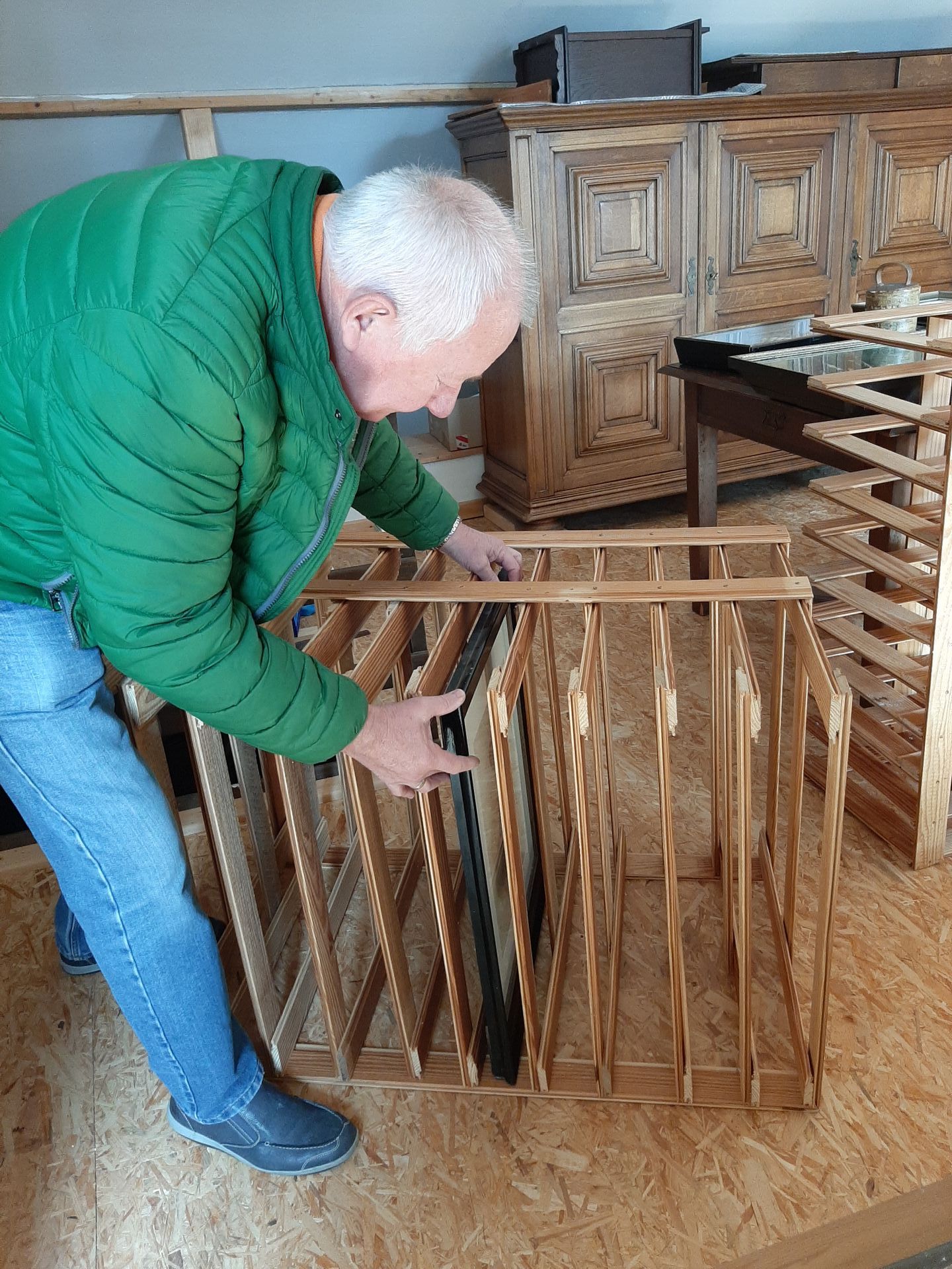 Ehrenamtlicher Helfer im Zwei-Siele-Museum