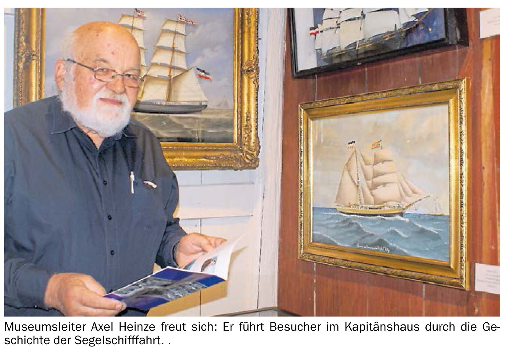 Axel Heinze Museumsleiter des Zwei-Siele-Museums