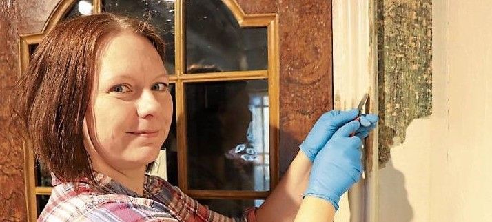 Mirja Harms im Zwei-Siele-Museum