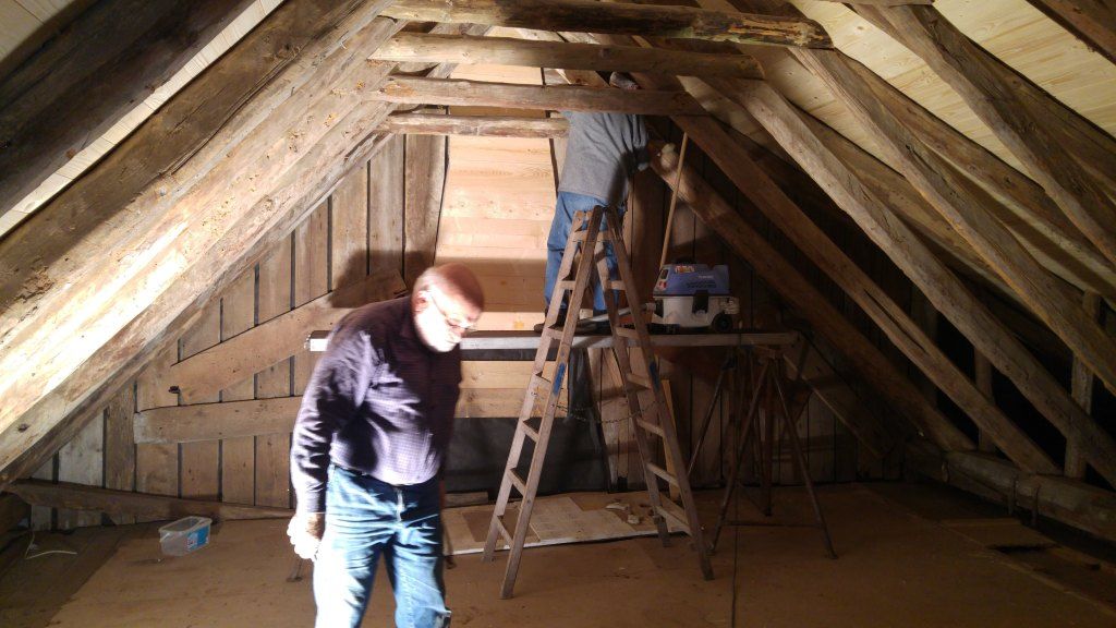 Dachstuhl des Wiechers-Huus