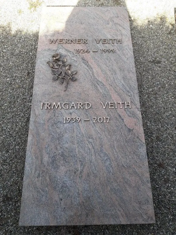 Abdeckplatte mit Bronzerose