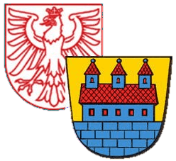 Logo Feuerwehr Rödelheim Stadtadler Frankfurt und Stadtwappen Rödelheim