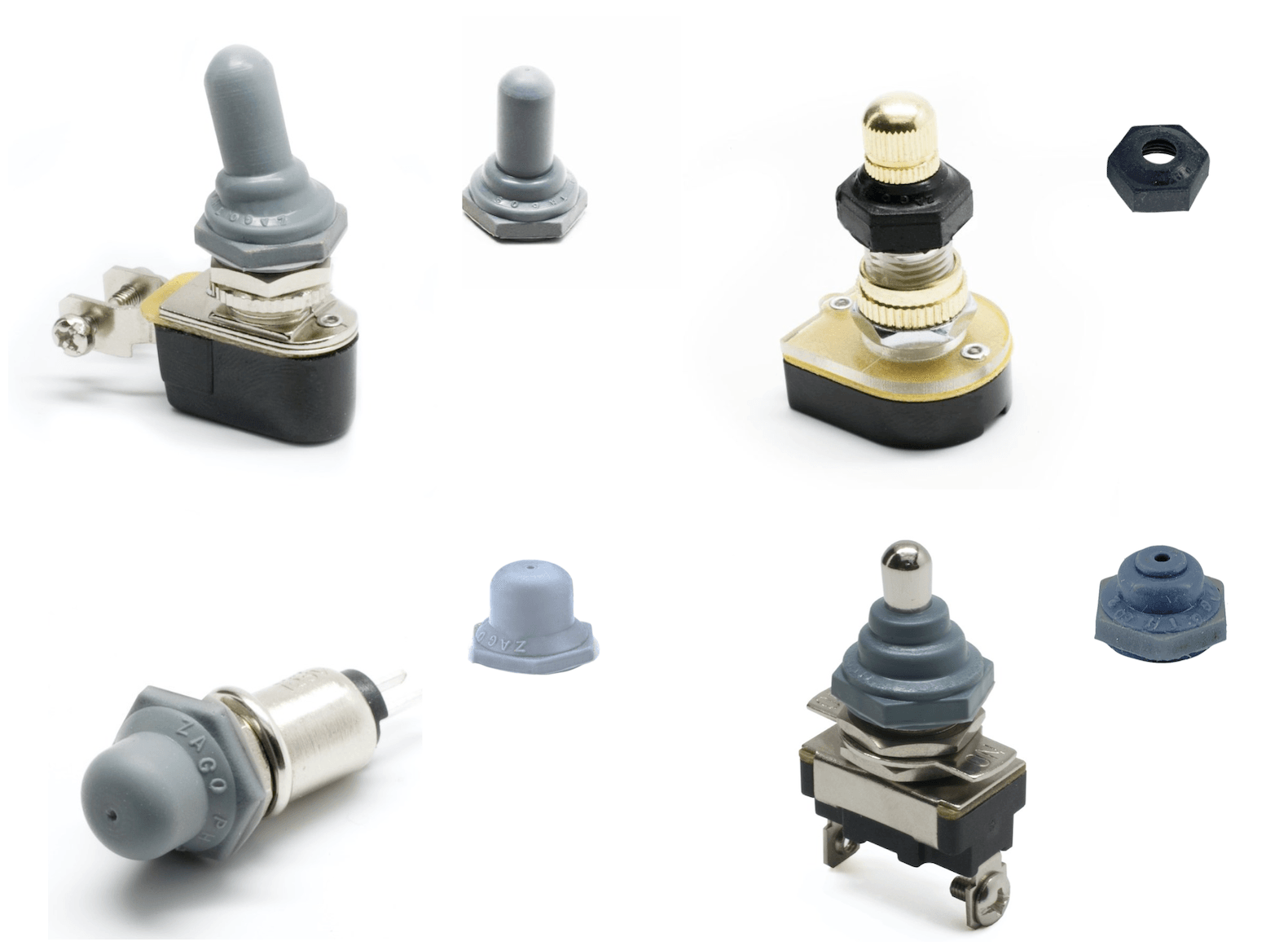 capuchons pour disjoncteurs interrupteurs