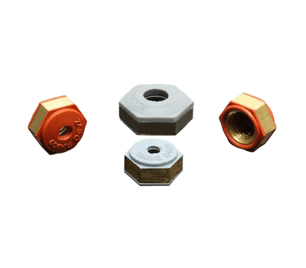 vis tête hexagonale joint fluor silicone bleu