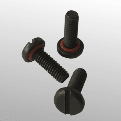 m3x15 mmblack oxyde zingué vis étanche