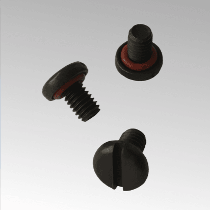 m3x12 mm vis avec rondelle zinguée noire