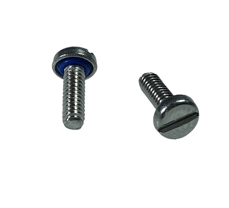 Vis cylindrique bombée a tête fendue fluoro- siliconée