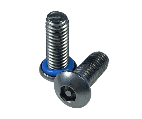 Vis étanche de sécurité avec joint FVMQ et téton anti-vol sur empreinte torx